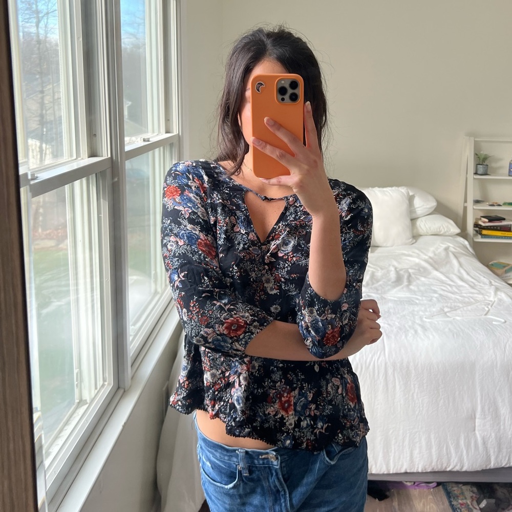 Beautiful floral blouse